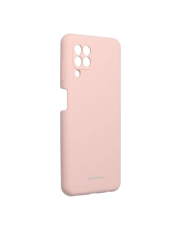 „Mercury“ silikoninis dėklas, skirtas „Samsung A22 4G“, rausvo smėlio spalvos.