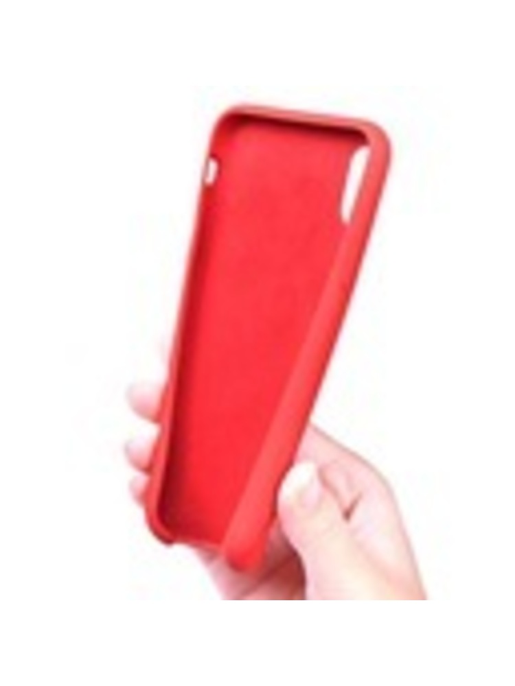 Iphone 11 pro raudona silikonine nugarėle