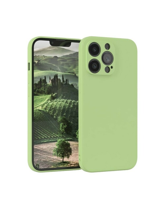 Dėklas Liquid Silicone 1.5mm Xiaomi Redmi Note 14 Pro 5G / Poco X7 mėtinis