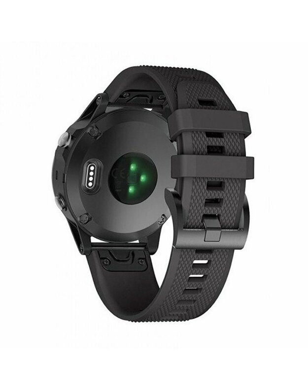 Lygus dirželis, skirtas Garmin Fenix ​​​​5/6/6 Pro / 7 / Forerunner 935/945 - juodas