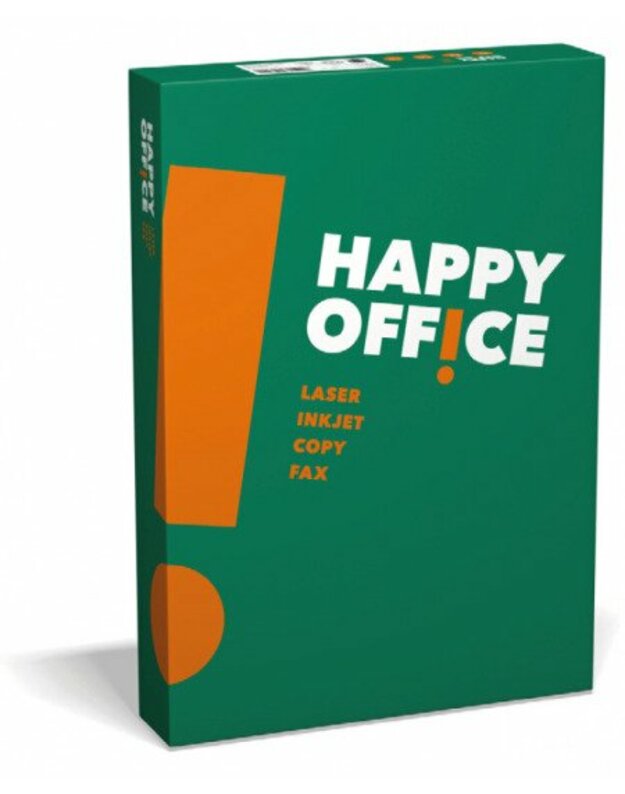 Popierius HAPPY OFFICE, 80 g/m2, A4, 500 lapų