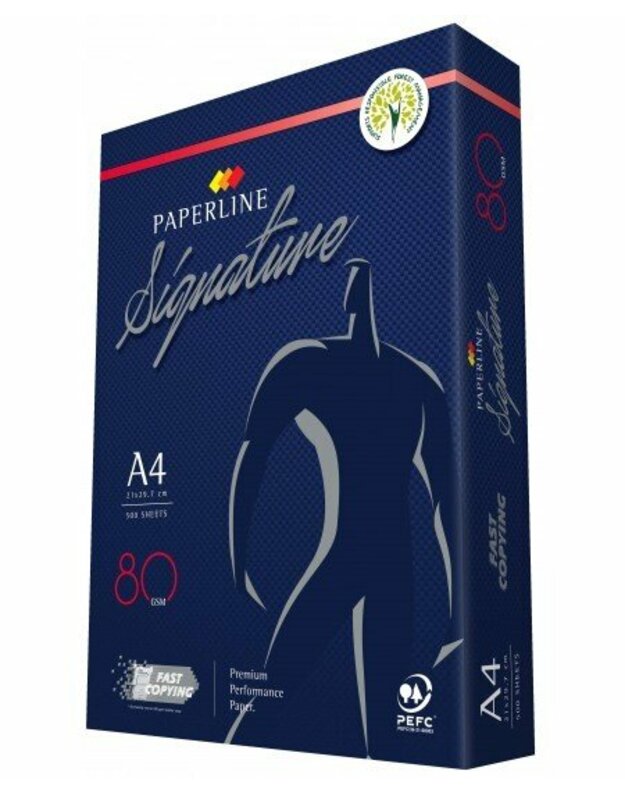 Popierius PAPERLINE SIGNATURE, 80 g/m2, A4, 500 lapų