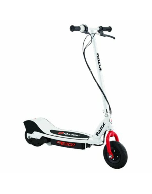 Razor 8 ", E200, Electric Scooter, 200 W, 19 km/h, 24 month(s), Baltas/Raudona