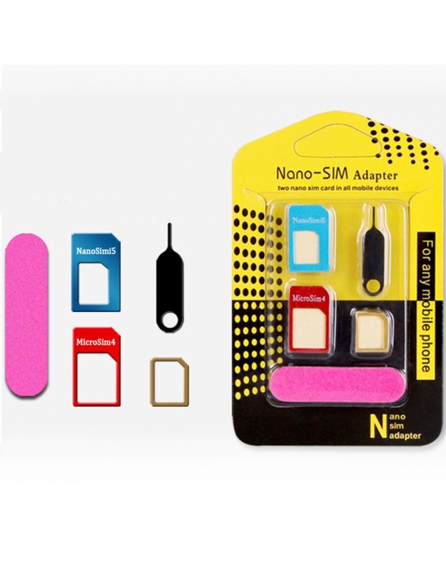 SIM kortelių adapterių rinkinys