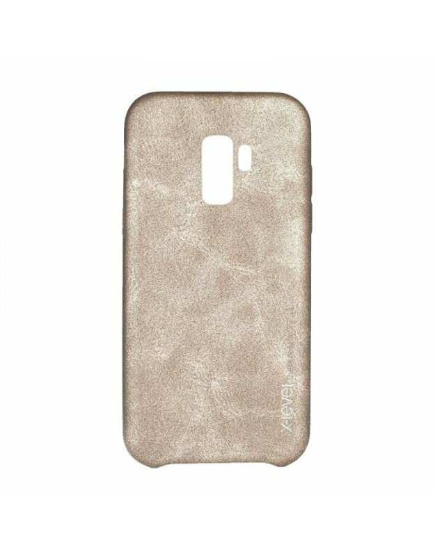 X lygio galinio dangtelio senovinis dėklas „Samsung Galaxy S9“ (auksinis)