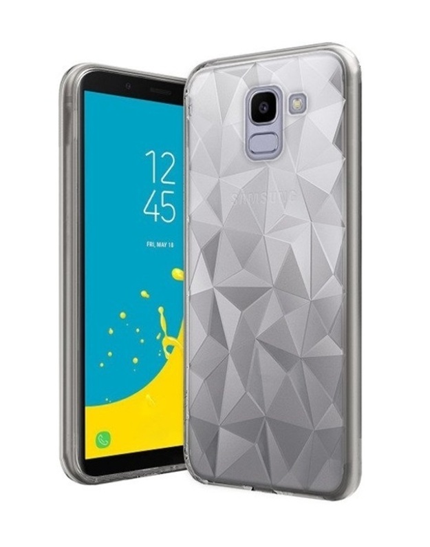 Dėklas Forcell Prism Samsung Galaxy J6 2018, skaidrus