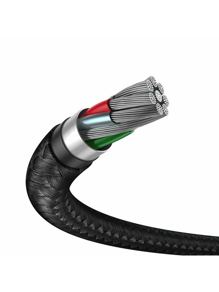 „Cable Baseus “ kabelis USB3.0 kištukas į USB3.0 lizdas, 2A, 1 m, tamsiai pilkas