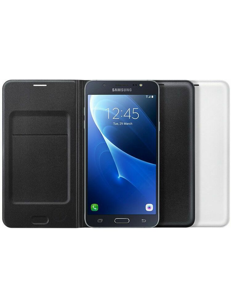 Originalus Samsung dėklas Flip Samsung Galaxy J7 2016, juodas