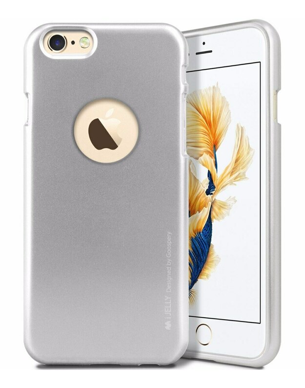 GOOSPERY MERCURY I JELLY SILVER CASE Iphone XR