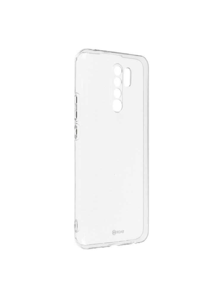 Silikoninis „Roar“ galinis dangtelis – „Xiaomi Redmi Mi 9 Transparent“ 