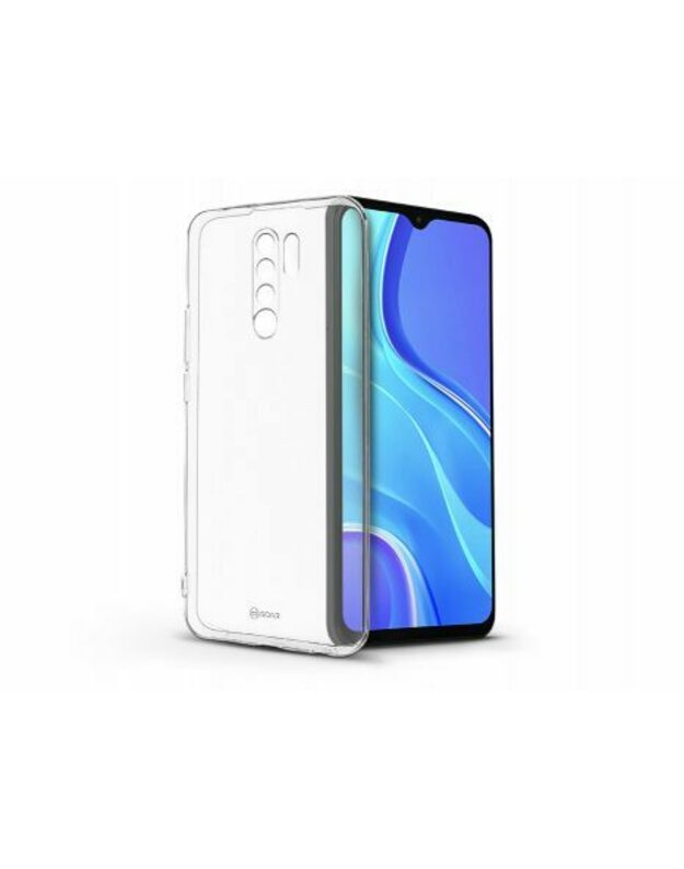 Silikoninis „Roar“ galinis dangtelis – „Xiaomi Redmi Mi 9 Transparent“ 