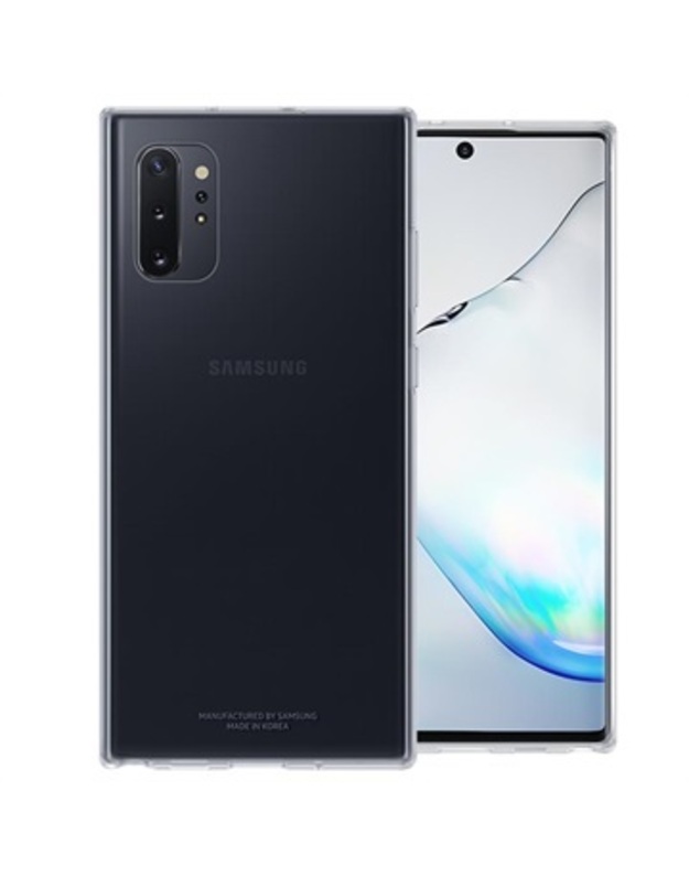 Oficialus „Samsung“ silikoninis dėklas „Samsung Galaxy Note 10 Plus“ – skaidrus