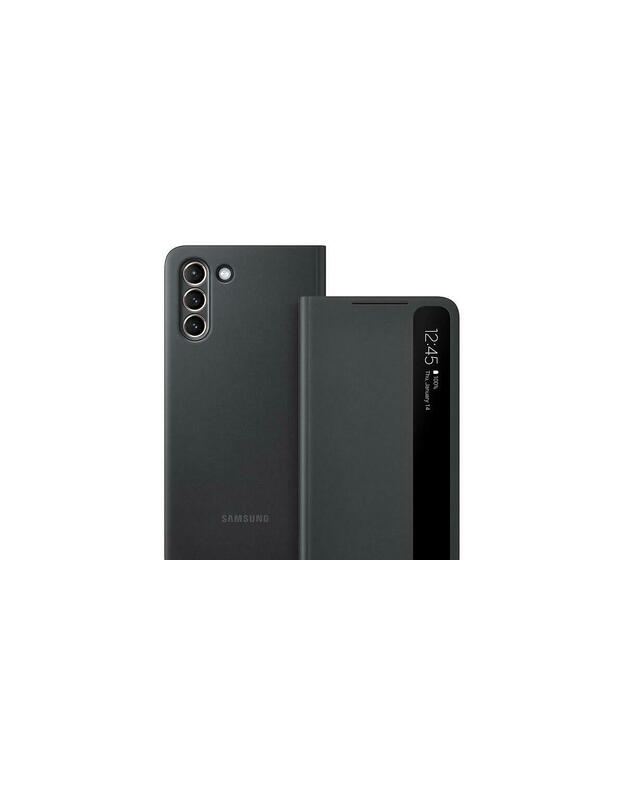Dėklas Samsung Galaxy S21+ EF-ZG996 Smart Clear View Cover Black