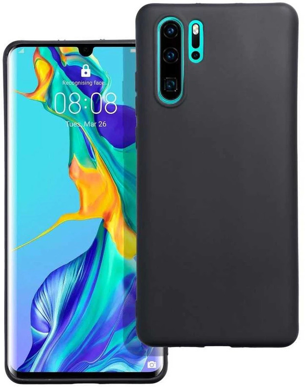 Dėklas Oem Matinis Case for HUAWEI P30 Pro juodas