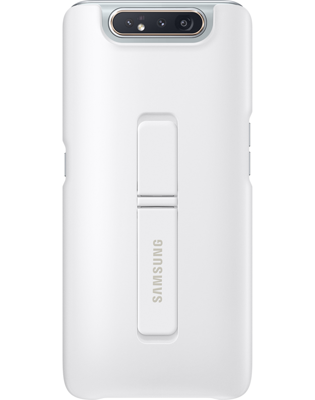 Samsung“ stovimas dangtelis, Galaxy A80 – dėklas, baltas