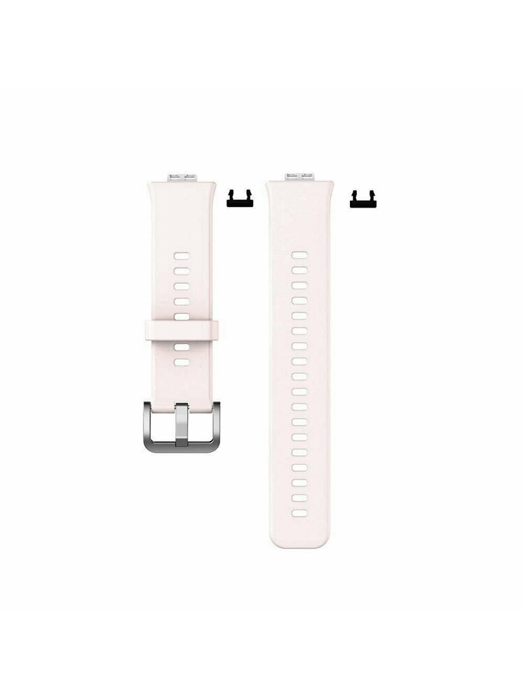 Silikoninis guminis dirželis, skirtas Huawei Watch Fit, šviesiai rožinis