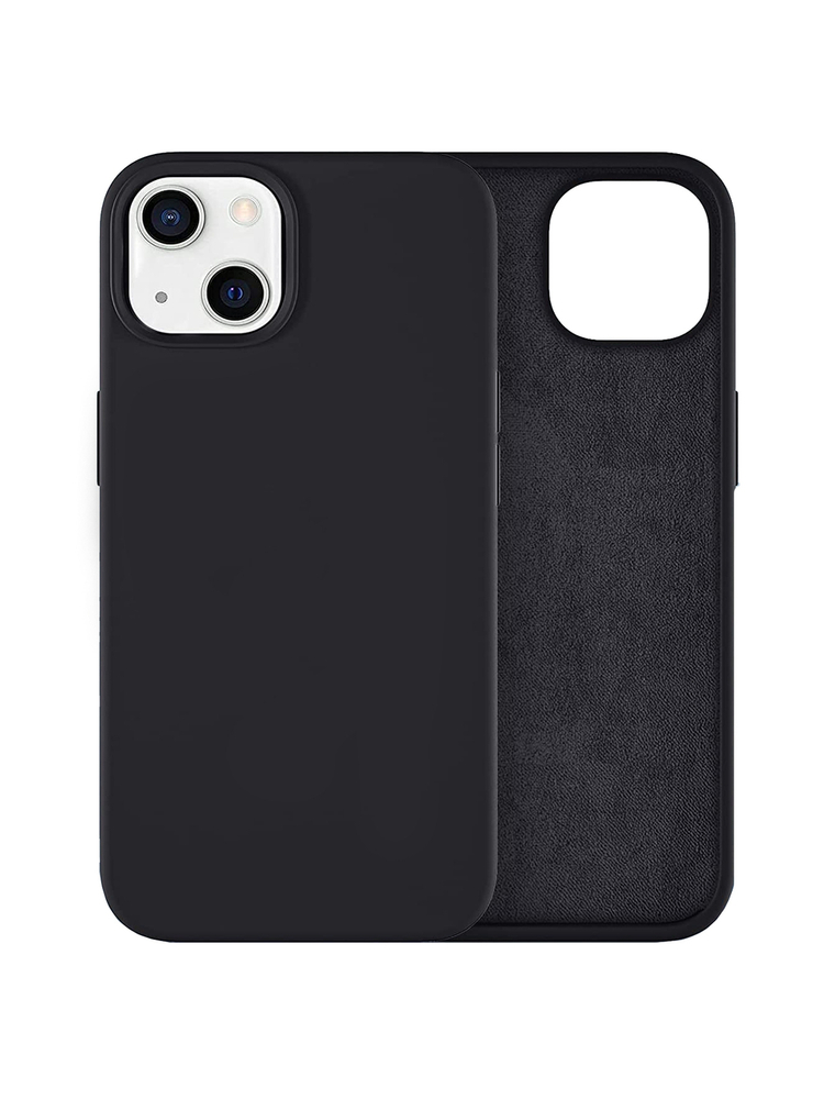 ERBORD dėklas iPhone 13 Mini, Silicone Lite, juodas