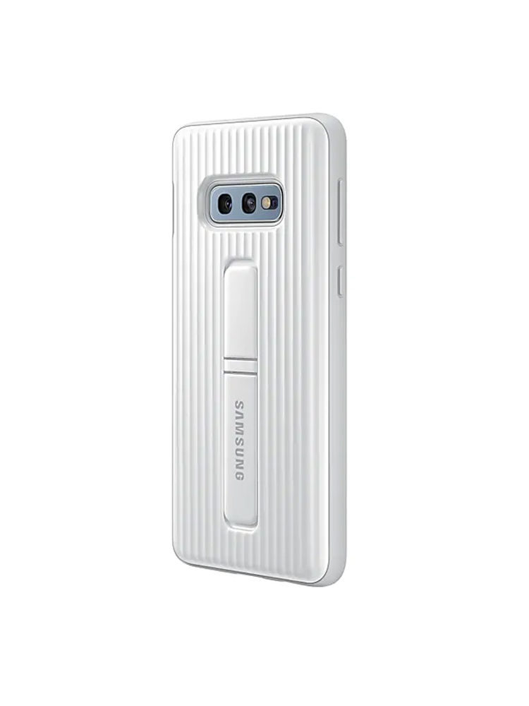 Samsung Galaxy S10e apsauginis stovimas dangtelis – baltas