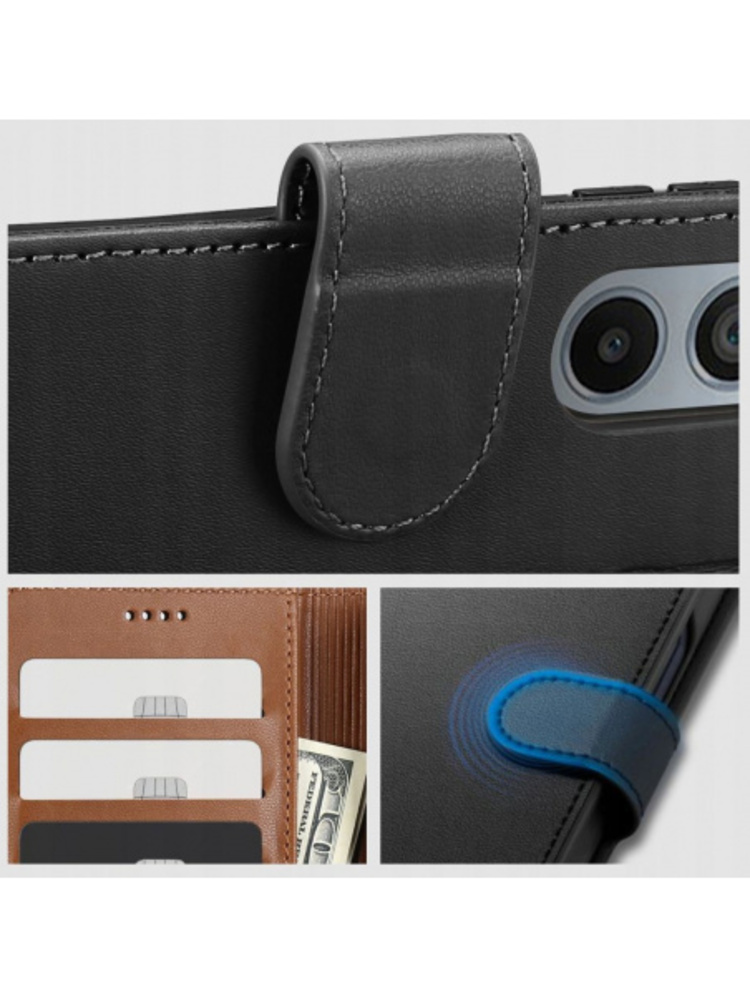 „Tech-Protect“ piniginės dėklas, skirtas „Xiaomi Redmi Note 12“ | „Poco X5 5G Black“