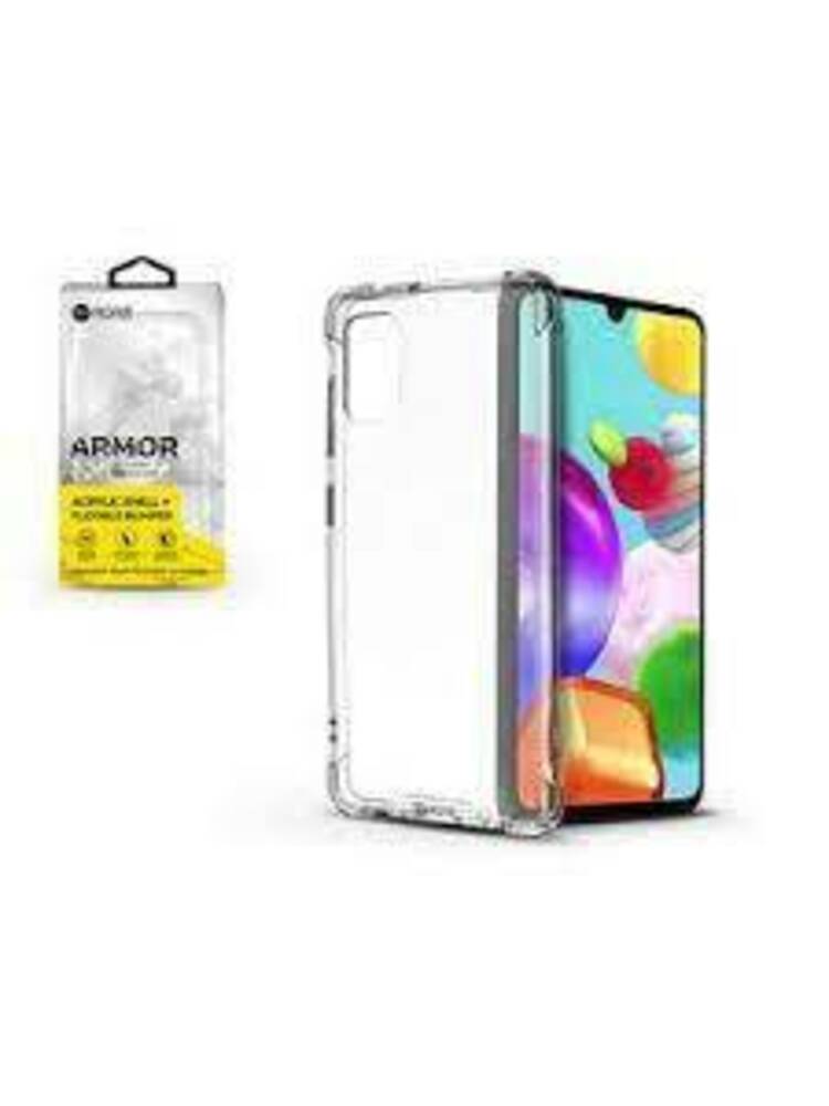 Atsparus smūgiams dėklas Samsung Galaxy S21 Ultra iš RoarArmor Jelly - skaidrus