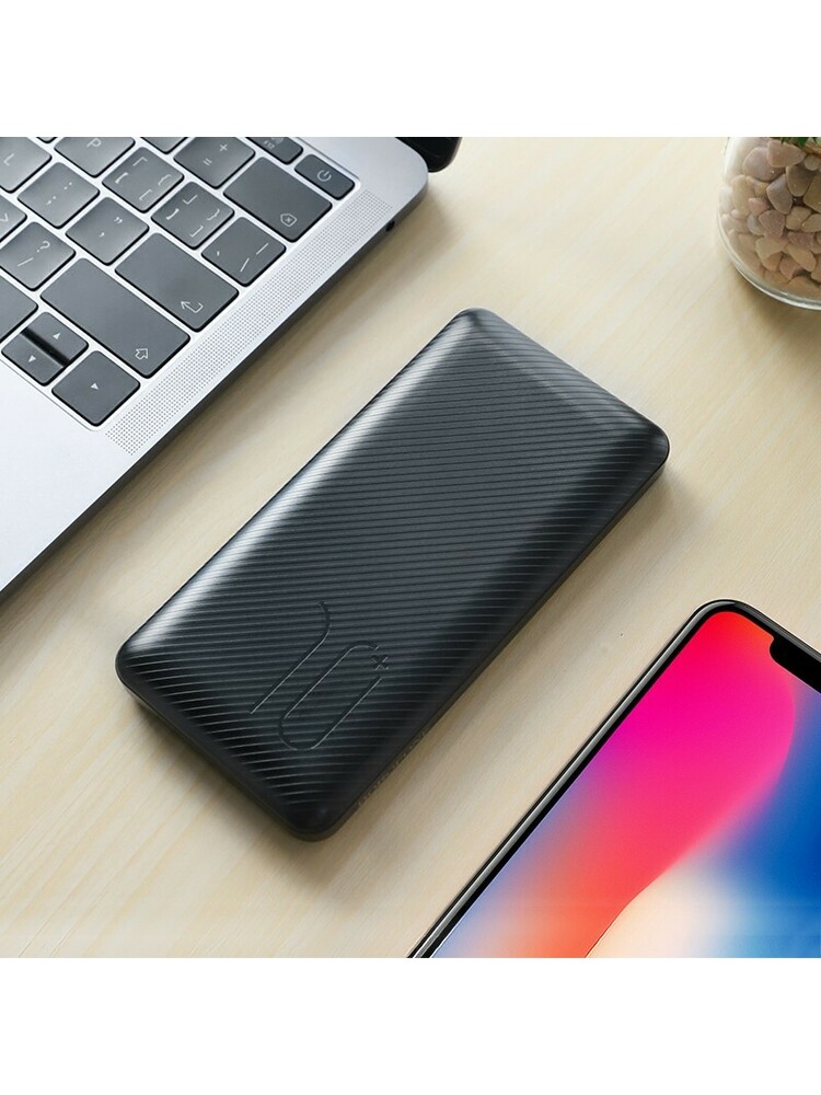 Išorinė baterija Power Bank Borofone BT28 Ultra Slim 10000mAh juoda