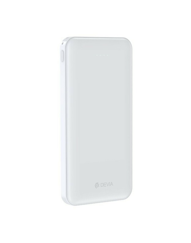 Išorinė baterija Power Bank Devia Kintone Series 10000mAh balta