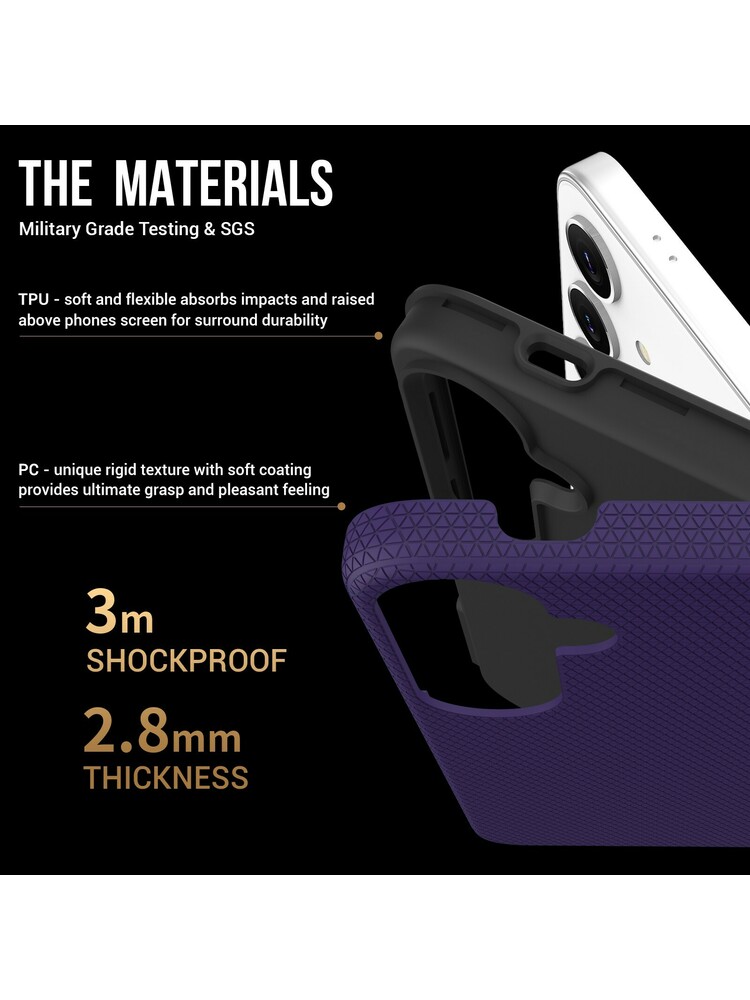 Dėklas Perfectionists Triangle Case Samsung A566 A56 5G violetinis