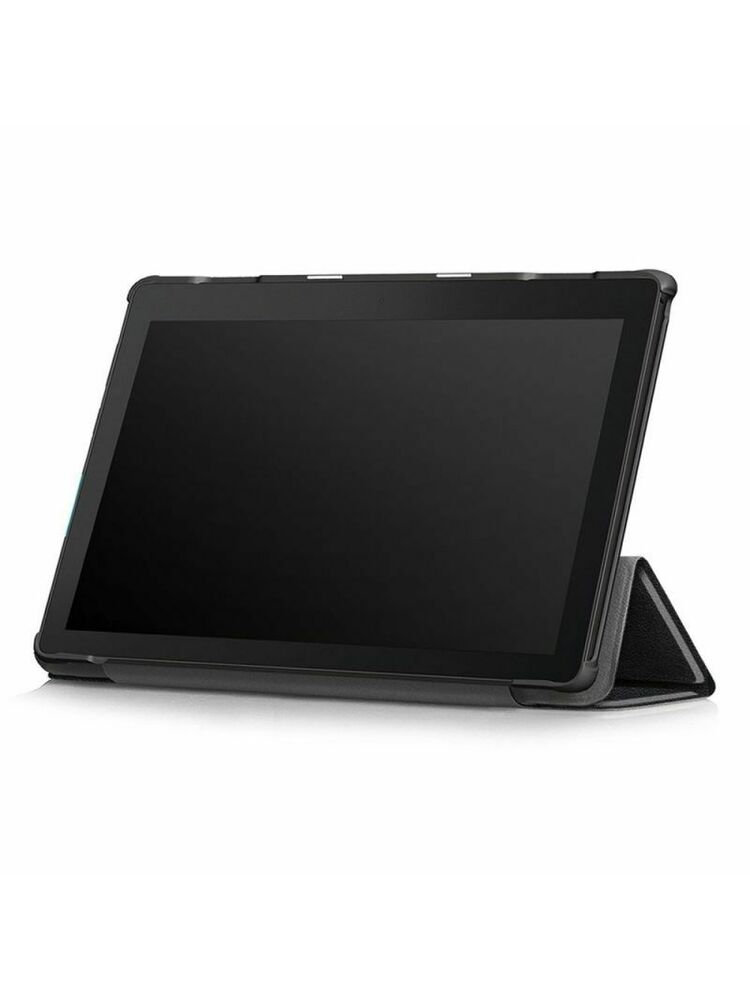 Juodas dėklas Lenovo Tab E10 X104F "Smart Leather"