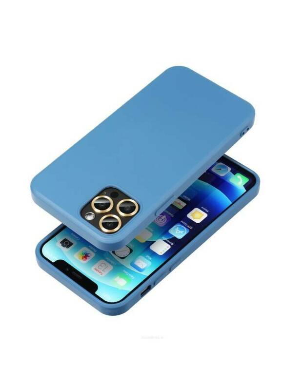 Forcell SILICONE LITE dėklas, skirtas IPHONE 13 PRO MAX mėlynas