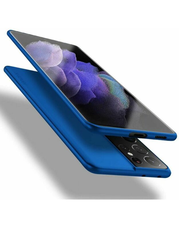 Mėlynos spalvos dėklas Samsung Galaxy S21 Ultra "X-level Guardian"