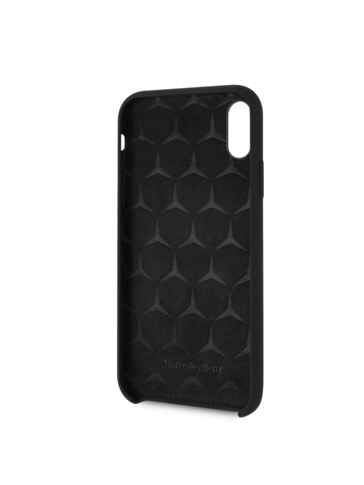 Dėklas Mercedes – Apple iPhone Xr Case Silicone Line – juodas