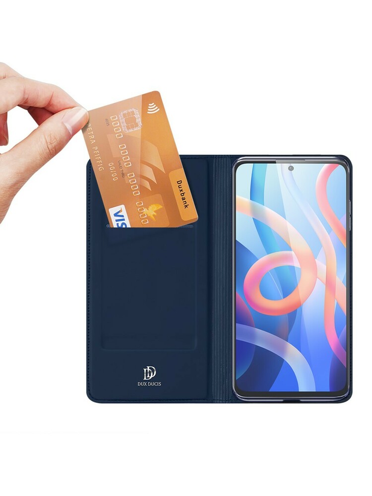 Etui Duxducis do Xiaomi Redmi Note 11 5G / Poco M4 Pro 5G, SkinPro, mėlyna