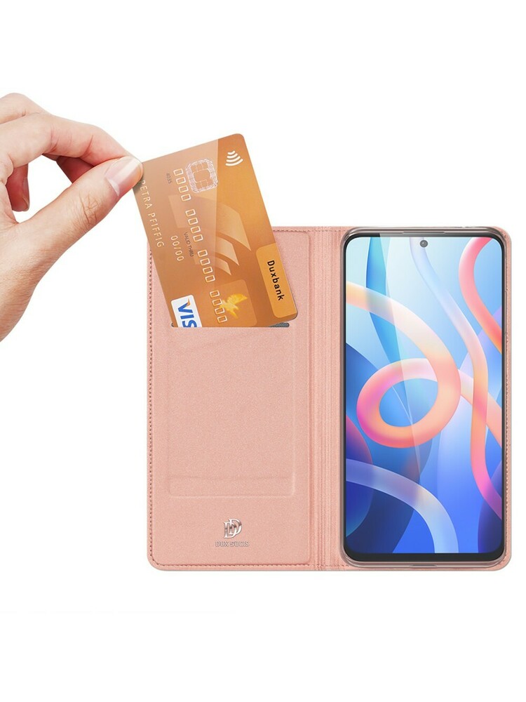 Etui Duxducis do Xiaomi Redmi Note 11 5G / Poco M4 Pro 5G, SkinPro,rožinis