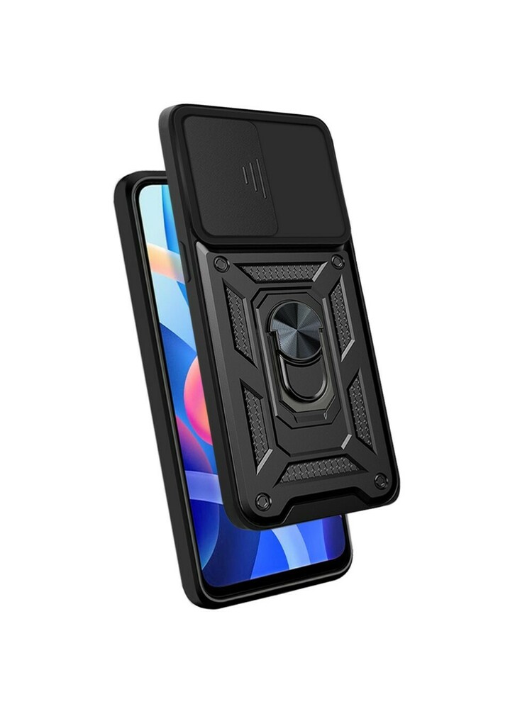 Etui NOX Camera Slide do Xiaomi Redmi Note 11 5G/Poco M4 Pro 5G, juodas