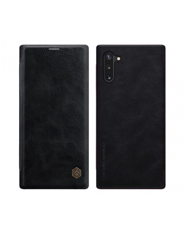 Nillkin Qin odinis dėklas, skirtas Samsung Galaxy Note 10 juodas