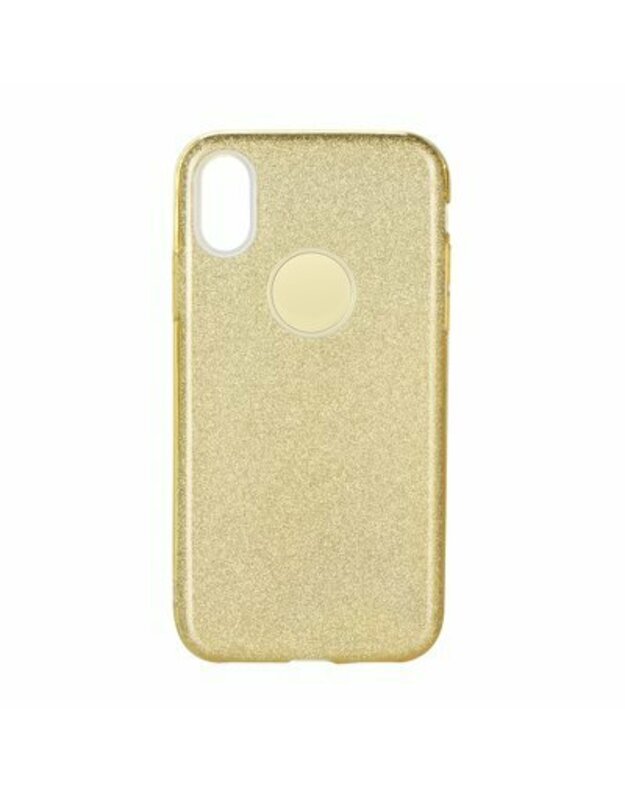 GUMINIS DĖKLAS APPLE IPHONE X / XS FORCELL SHINING GOLD
