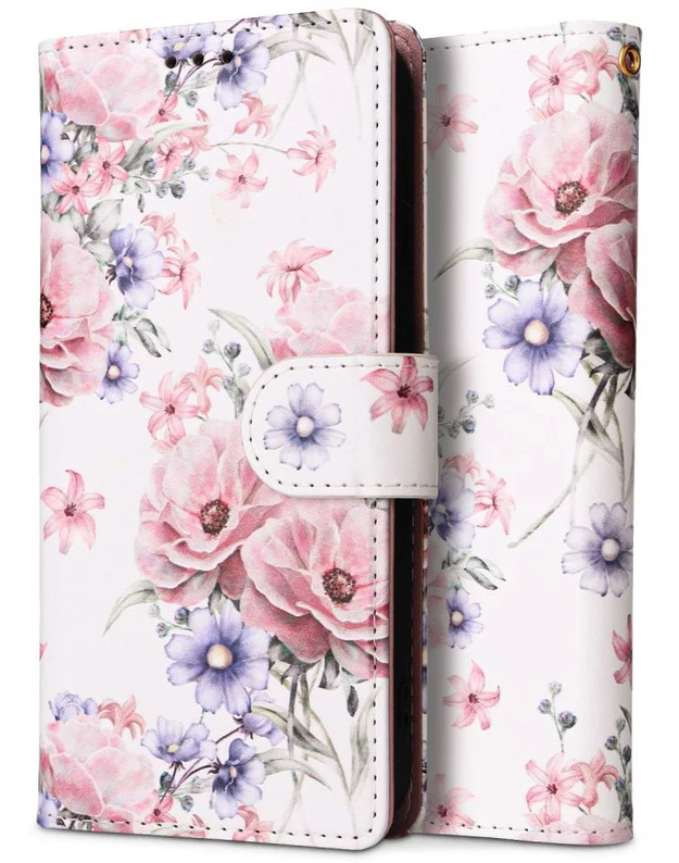 Viršelis TECH-PROTECT WALLET GALAXY A53 5G BLASSOM FLOWER