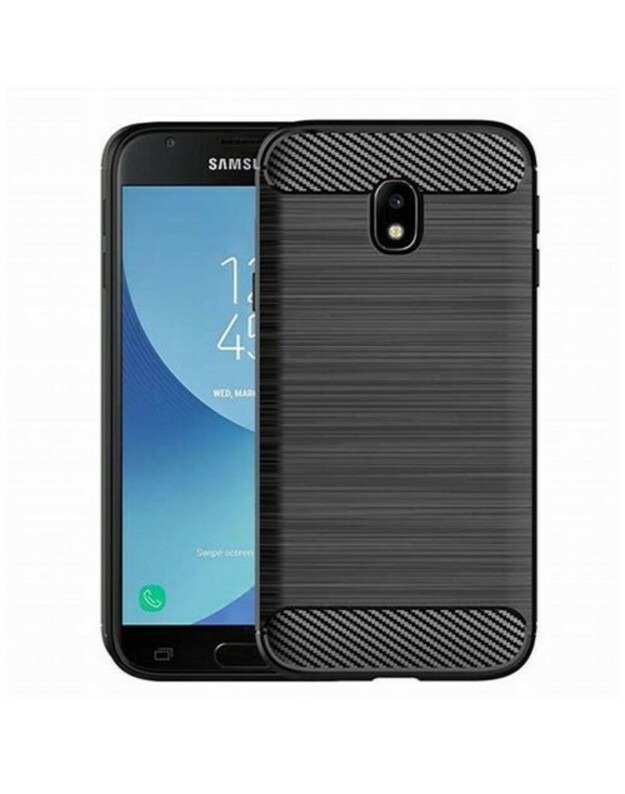 SAMSUNG Galaxy J7 2016 CARBON dėklas - juodas